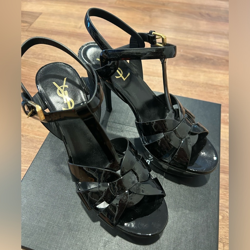 YSL black heels. Never been worn out! Just a few times around the house.